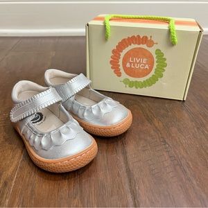 Livie & Luca Ruche Classic Mary Jane - (Silver)